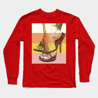 woman feet Long Sleeve T-Shirt